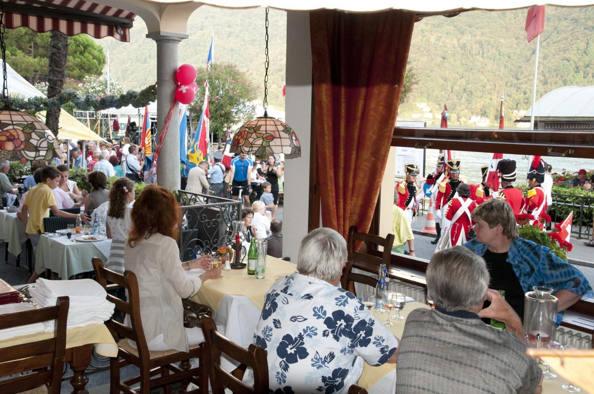 Albergo Ristorante Della Posta Morcote Kültér fotó
