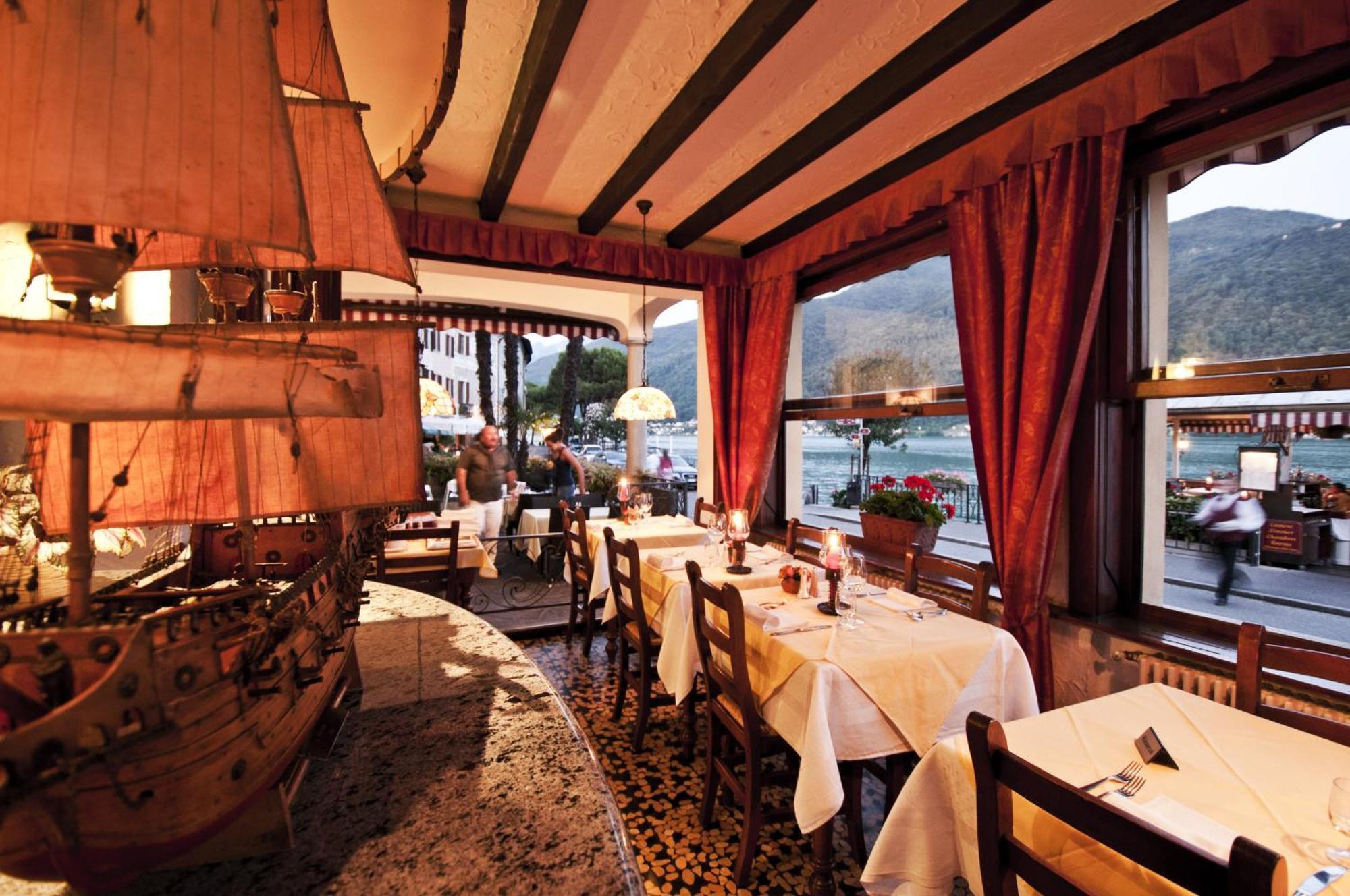 Albergo Ristorante Della Posta Morcote Kültér fotó